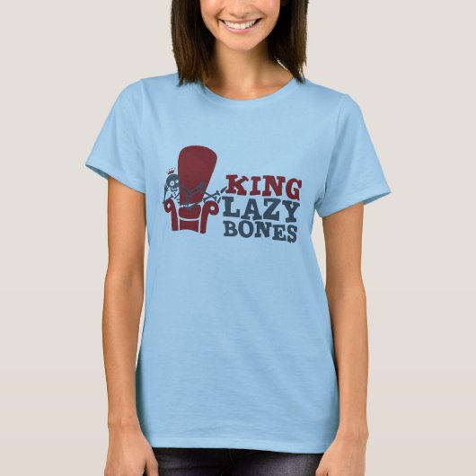 King Lazy Botten Dames T-shirt (Voorkant)