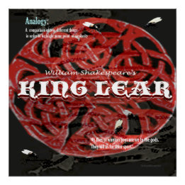 King Lear Analogie Poster