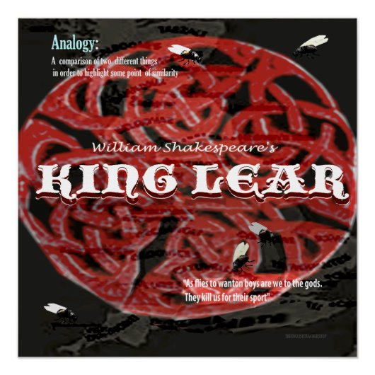 King Lear Analogie Poster (Voorkant)
