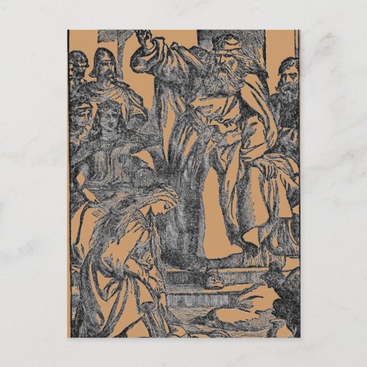 King Lear Briefkaart (Voorkant)
