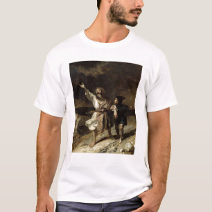 King Lear en de Fool in het Storm T-shirt