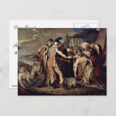 King Lear rouwt om cordelia door Barry James Briefkaart (Voorkant / Achterkant)