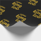 King Leo Gold Crown Cadeaupapier (Hoek)