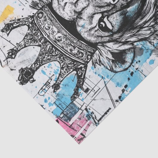 King Lion5 Tissuepapier (Detail)
