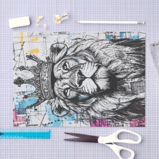 King Lion5 Tissuepapier (Craft)