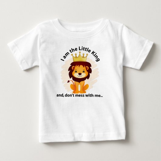 King lion baby fine jersy (Voorkant)