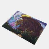 King Lion en Cubs Art Deurmat (Schuin)