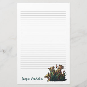 King Lion en Cubs Briefpapier