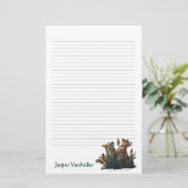 King Lion en Cubs Briefpapier (Staand voorkant)