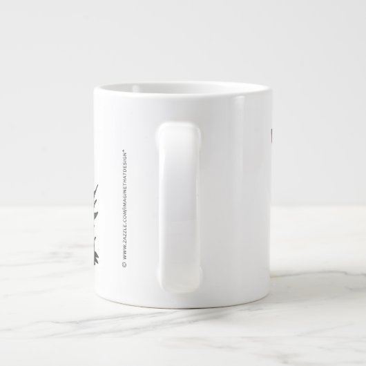 King Lion en Cubs Grote Koffiekop (Achterkant)