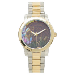 King Lion en Cubs Horloge