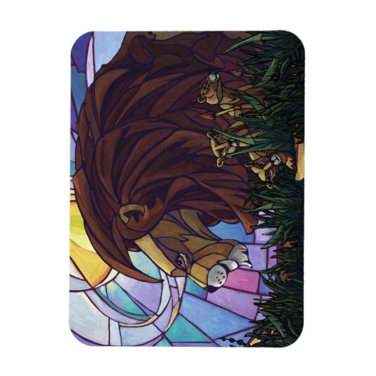 King Lion en Cubs Magneet (Verticaal)