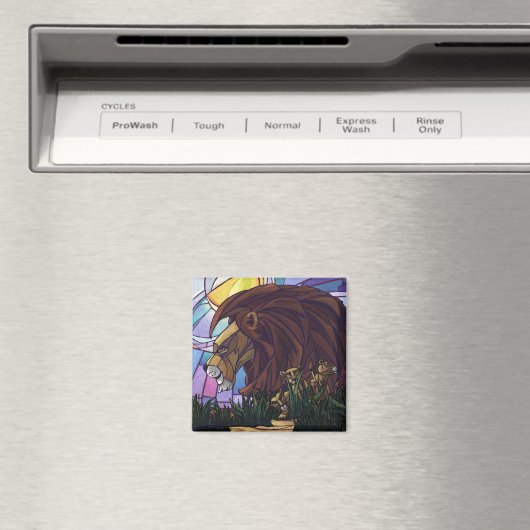 King Lion en Cubs Magneet (Insitu (Vaatwasser))