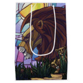 King Lion en Cubs Medium Cadeauzakje (Achterkant)