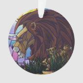 King Lion en Cubs Ornament (voorkant)