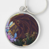 King Lion en Cubs Sleutelhanger (Voorkant)