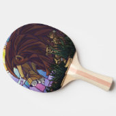 King Lion en Cubs Tafeltennisbatje (Zijkant)