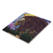 King Lion en Cubs Tegeltje (Zijkant)