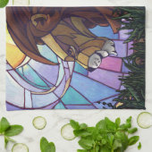 King Lion en Cubs Theedoek (Gevouwen)