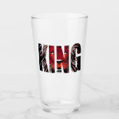 King Lion Face Glas (Voorkant)