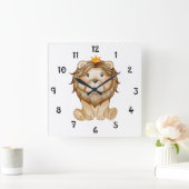 King Lion Face Wall klok (Huis)