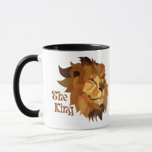 KING LION ILLUSTRATIE WERELD BESTE PAPA MOK