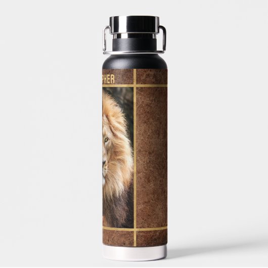 King Lion Naam toevoegen Waterfles (Achterkant)