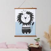 King Lion Nordic Colorblock Hangend Wandkleed (Slaapkamer)