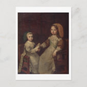 King Louis XIV (1638-1715) als kind met Philipp Briefkaart (Voorkant)