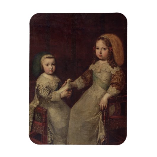 King Louis XIV (1638-1715) als kind met Philipp Magneet (Verticaal)