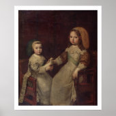 King Louis XIV (1638-1715) als kind met Philipp Poster (Voorkant)