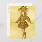 King Louis XIV of France Briefkaart (Voorkant / Achterkant)
