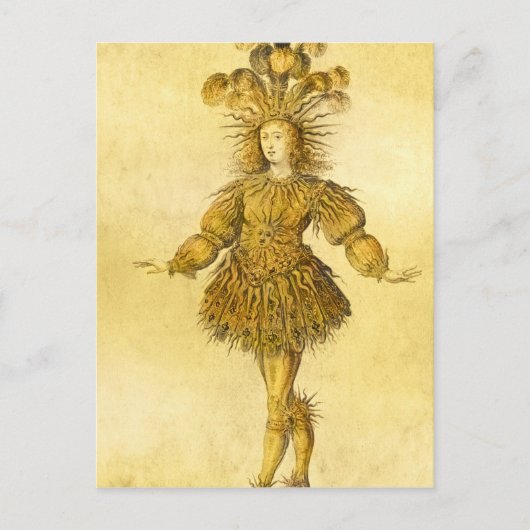 King Louis XIV of France Briefkaart (Voorkant)