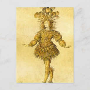 King Louis XIV of France Briefkaart