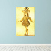 King Louis XIV of France Canvas Afdruk (Insitu (Houten vloer))