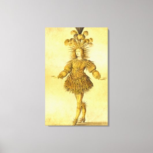 King Louis XIV of France Canvas Afdruk (Voorkant)