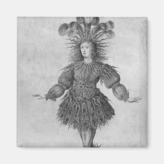 King Louis XIV of France Magneet (Voorkant)