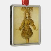 King Louis XIV of France Metalen Ornament (Rechts)