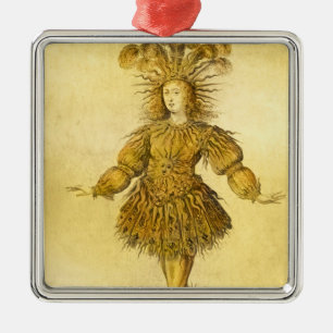 King Louis XIV of France Metalen Ornament