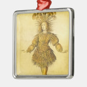 King Louis XIV of France Metalen Ornament (Links)