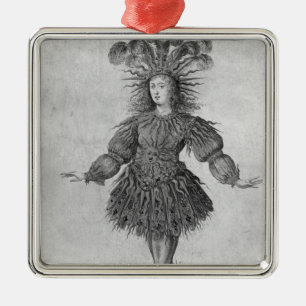 King Louis XIV of France Metalen Ornament