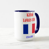 King Louis XVI of France Coffee Cup Mok (Voorkant rechts)