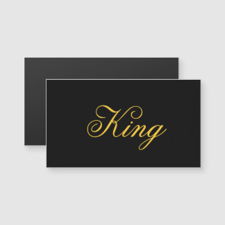 King Magnetic Visitekaartjes