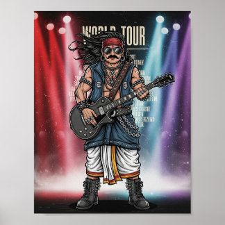 King Mahabali World Tour | Grappig concert van Ona Poster