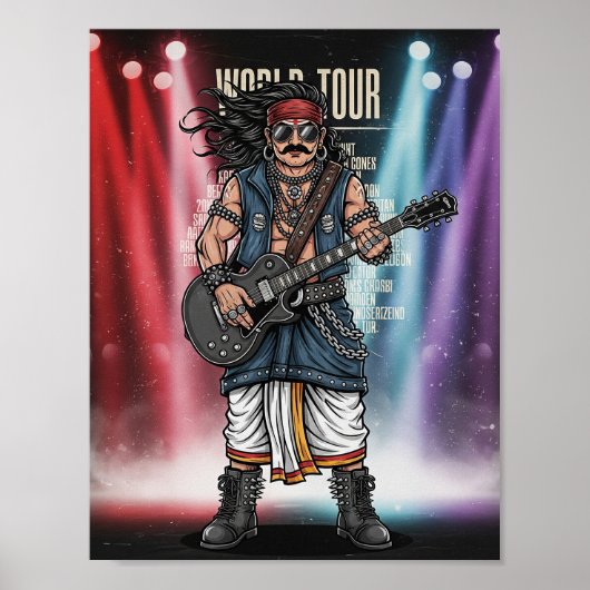 King Mahabali World Tour | Grappig concert van Ona Poster (Voorkant)