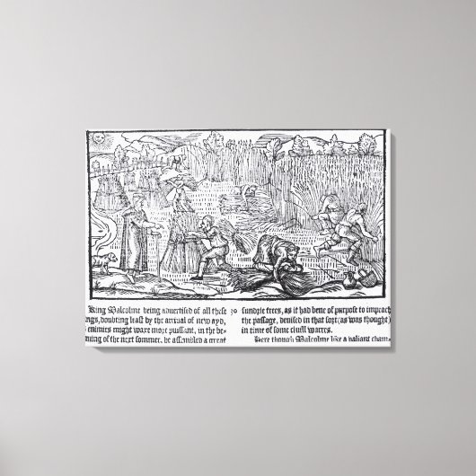 King Malcolm of Scotland Canvas Afdruk (Voorkant)