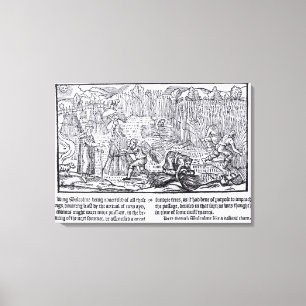 King Malcolm of Scotland Canvas Afdruk