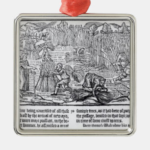 King Malcolm of Scotland Metalen Ornament