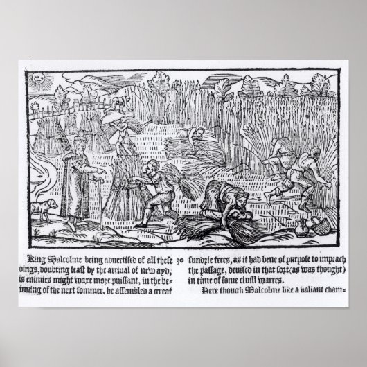 King Malcolm of Scotland Poster (Voorkant)