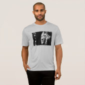 King Mannen Sport-Tek Concurrent Silver Sjabloon T-shirt (Voorkant volledig)